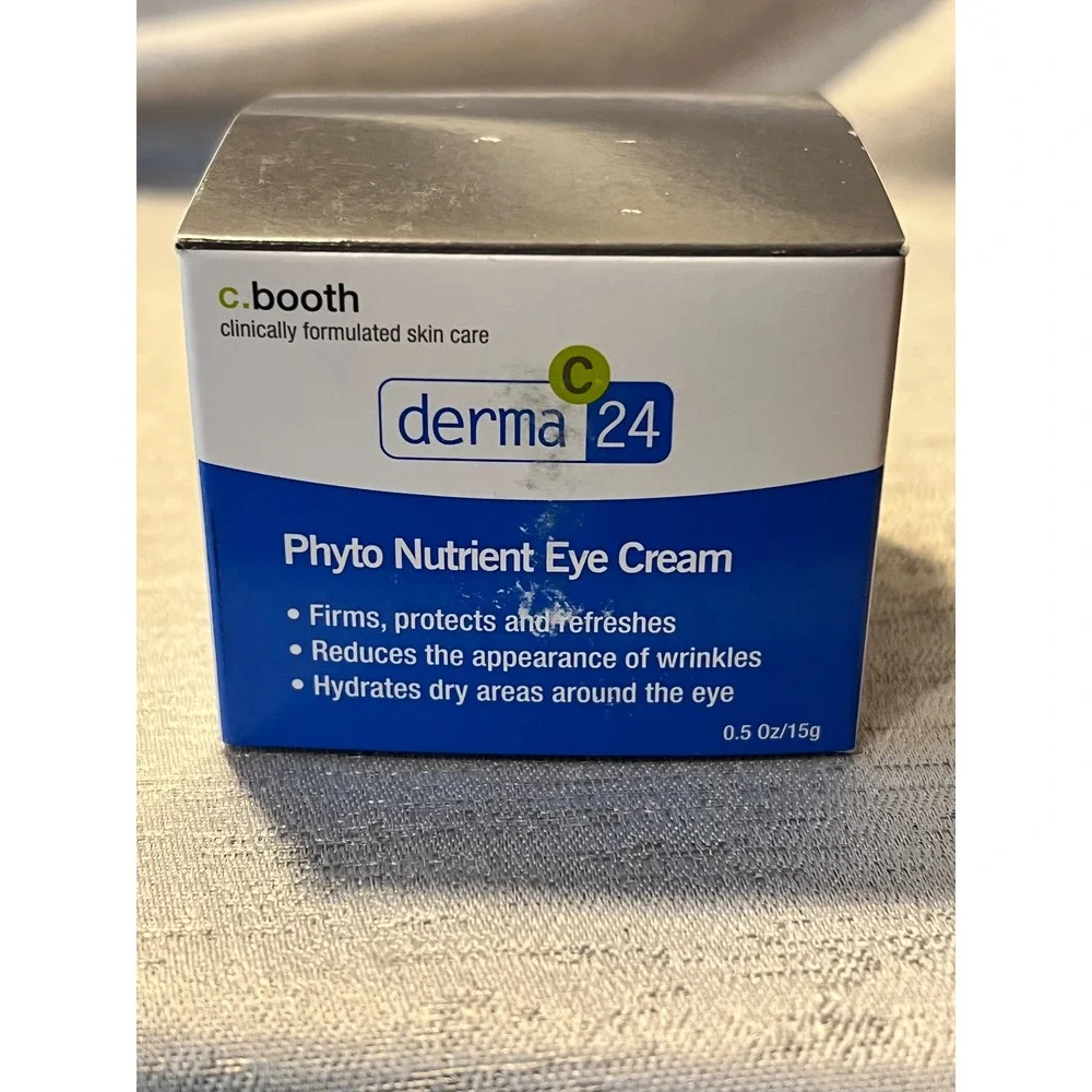 c.booth derma 24 Phyto Nutrient Eye Cream 0.5oz Anti-Aging Firming Hydrating